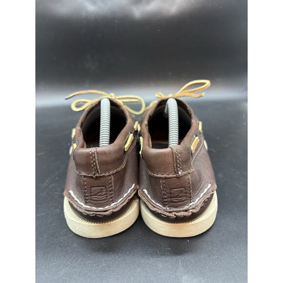 Sperry Authentic Original 2 Eye Boat Shoes Brown Leather Men’s Size 10 0195115 main image 5
